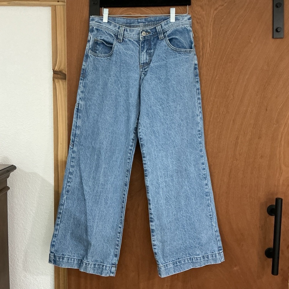 J. Galt Jeans Low Rise Women's Small Wide Leg Denim Grunge Skater 30x30